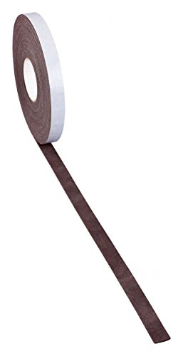 haggiy Filzband - Filzstreifen selbstklebend - Filzgleiter - Filzrolle - Klebeband Filz - 3 mm stark, Breite: 35 mm, Länge: 5 m, Braun von haggiy