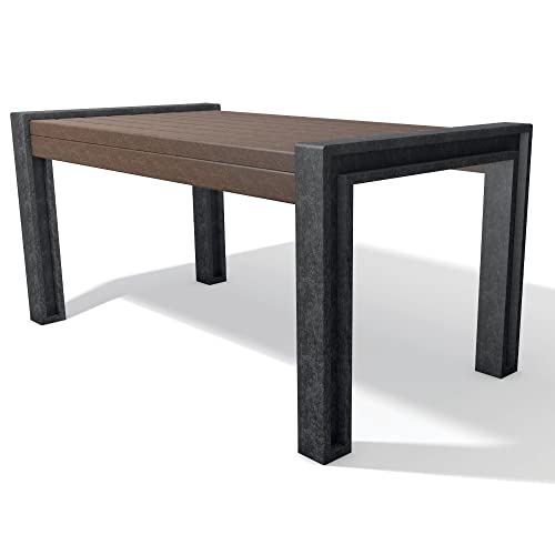 hanit® Hyde Park Gartentisch, wetterfester Tisch für den Außenbereich (1,95m) von hanit