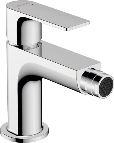 hansgrohe Einhebel-Bidetmischer Rebris E, Bidetarmatur mit Zugstange, wassersparend, Chrom von hansgrohe