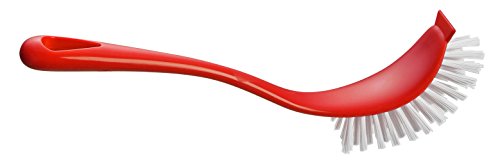 haug bürsten - Rondo Spülbürste - Farbe: Rot - Maße: 24 x 4 x 2,5 cm - Form: Oval - Material: Nylon 6,6 - Made in Germany von haug bürsten