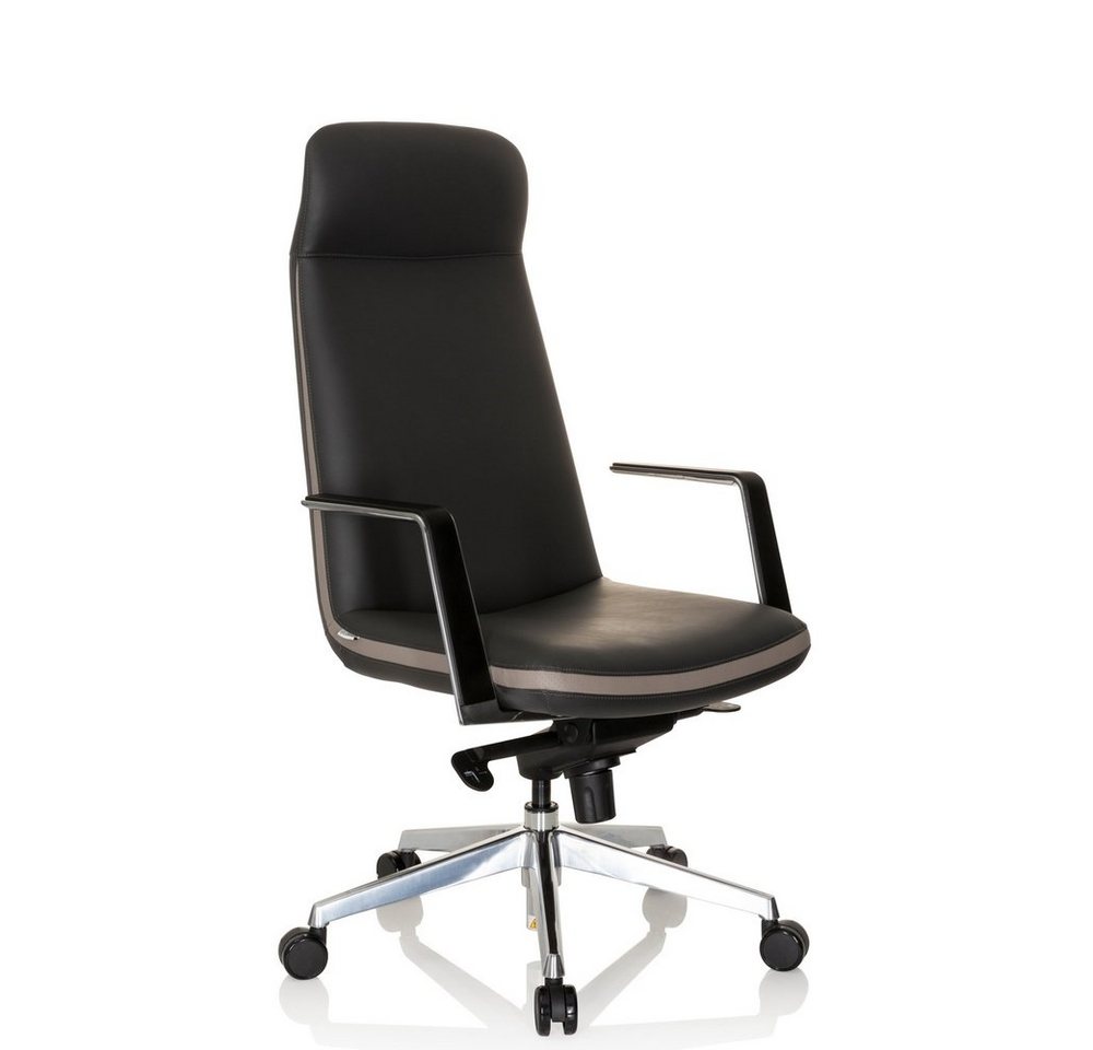 hjh OFFICE Drehstuhl Luxus Chefsessel ATMOS Kunstleder mit Armlehnen (1 St), Bürostuhl ergonomisch von hjh OFFICE