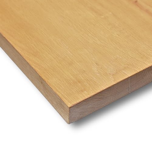 holz4home® Tischplatte Echtholz Eiche I 160 x 80 x 4 cm LxBxH I Esstisch-Platte Schreibtischplatte I Massivholz ohne Baumkante von holz4home