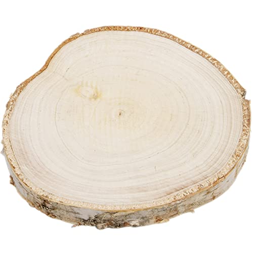 Holzscheibe Baumscheibe Ø 15-20 cm geschliffen 2 cm dick Rindenbrett Holz Brett von holzalbum