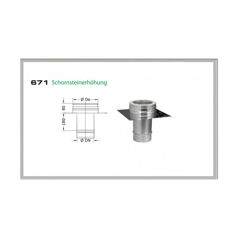 67S/DN250 DW Schornsteinerhöhung Dinak von KaminStore24