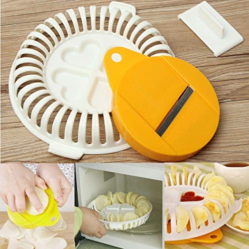 Bluelover Küche Mikrowelle Apple Kartoffel Gemüse Crisp Chip Slicer Maker von Honfitat