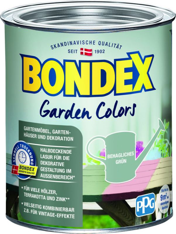 Bondex Garden Colors Behagliches Grün 0,75l - 386156 von Bondex