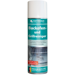 HOTREGA® Backofen- und Grillreiniger, Kraftvoller Aktivschaum-Reiniger, 300 ml - Dose