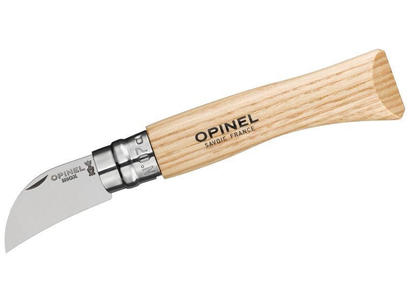 Opinel Messer No 07, rostfrei, Kastanienholz, zum Schneiden, und Schälen von Kastanien und Oliven, Virobloc von Opinel