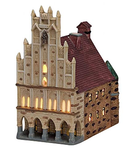 Rathaus Münster Modell Figur Miniatur 23 cm Lichthaus Serie aus Porzellan Wurm von Wurm