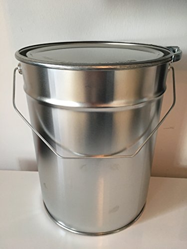 Weißblecheimer Metalleimer konisch 10 Liter/kg R/A, Gefahrgut tauglich, verzinntes Stahlblech von Manadatec