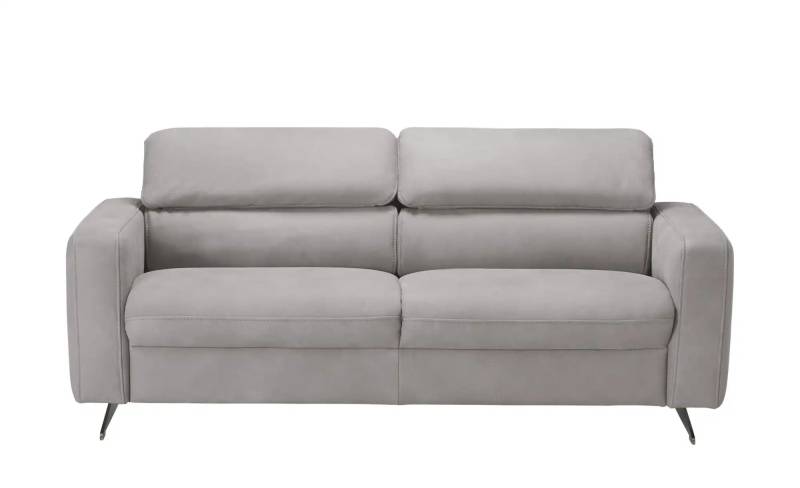 Hukla Ledersofa  Carisma ¦ grau ¦ Maße (cm): B: 190 H: 82 T: 96 Polstermöbel > Sofas > 2-Sitzer - Höffner