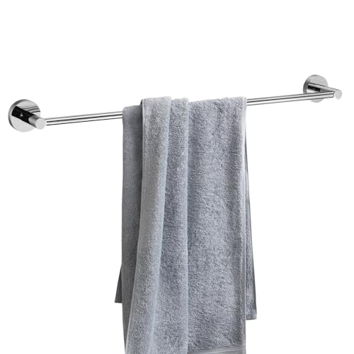 soak Moderner Handtuchhalter für Badezimmer - Badetuchhalter für große Handtücher - 60 cm breit, rund, einfache Montage von iBathUK