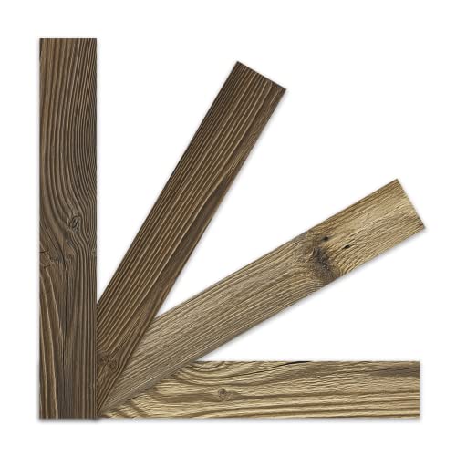 iWerk - Musterpaket „Altholz“ | Altholzpaneele und Altholzbretter zum Kleben | Altholz als Holzproben - zum Ausprobieren für Zuhause von iWerk