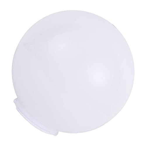 ibasenice Weiße Acryl-Lampe, rund, Lampenschirm, Abdeckung der Außenleuchte, Ersatz-Beleuchtung von ibasenice