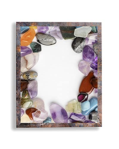 arte-tuo Bilderrahmen Opal N | 59x84 cm | Rusty Iron Look | klares Kunstglas | Poster Puzzle Diamond Painting Drucke von arte-tuo