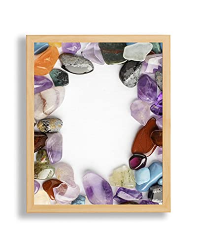 arte-tuo Bilderrahmen Opal X | 60x80 cm | Kiefer Dekor | Antireflex Kunstglas | Poster Puzzle Diamond Painting Drucke von arte-tuo