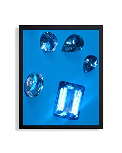 Bilderrahmen Topas N | 48x64 cm | Schwarz matt | Kunstglas klar | Poster Puzzle Diamond Painting von arte-tuo
