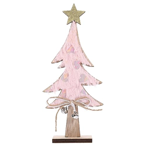 ifundom Kleiner Weihnachtsbaum Weihnachtliche Tischdeko Christbaumschmuck Weihnachtsdekorationen Tisch-weihnachtsbaum Weihnachtstischdekorationen Kamindekorationen Schreibtisch Holz Modell von ifundom