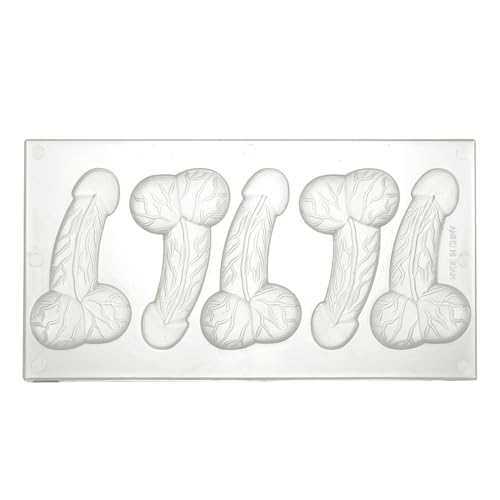 iiniim Penis Form Eiswürfelform Lustig Kunststoff/Silikonform Scherzartikel Backform Fondant Schokoladenform Neuheit Eiswürfelform DIY Backen Werkzeuge Typ C Kunststoff One Size von iiniim