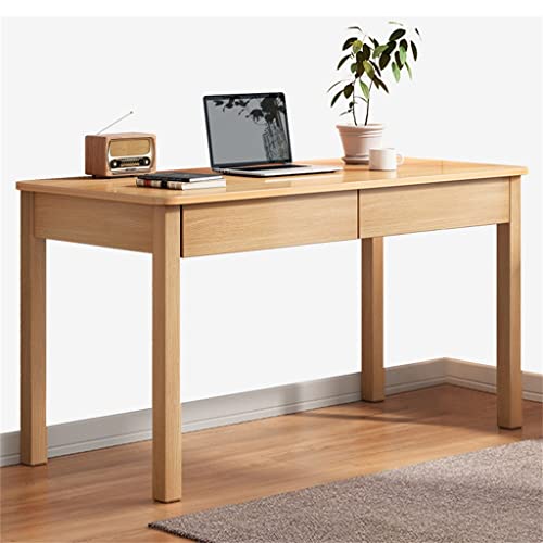 inBEKEA Massivholz-Schreibtisch, Kommode, Schlafzimmer, Kleiner Computertisch mit Schubladen, Schreibtisch ohne Stuhl von inBEKEA