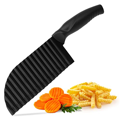 joeji's Kitchen Wellenschneider - Wellenmesser für Gemüse Kartoffel Chips und Pommes Crinkle Cutter auch als Kartoffelschneider Messer und Wellenschnittmesser für einen mühelosen Wellenschnitt von joeji's Kitchen