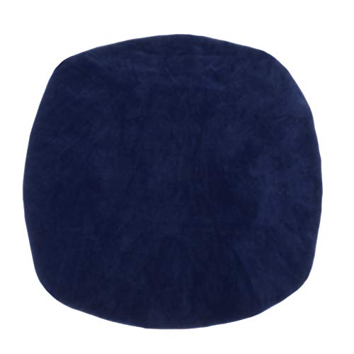 joyMerit Samt Stretch Stuhl Sitzbezug Mit Krawatten Bürostuhl Schonbezug - Blau von joyMerit