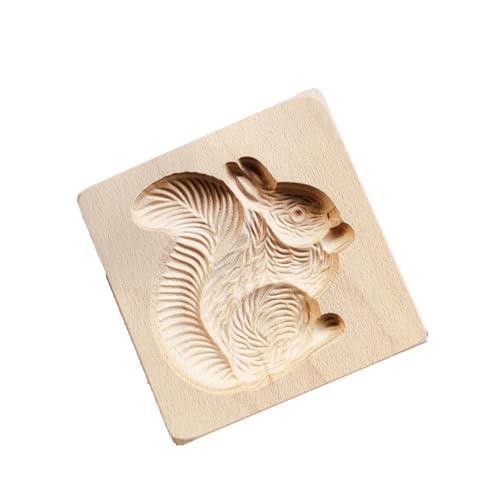 jyibinee Keksform, Holz Gravierte Muster Ausstecher, DIY Handwerk Mehrzweck Kreative Form für Küche H von jyibinee