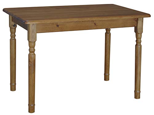 k koma Tisch zur Küche Esszimmer Esstisch Kiefer Holz Massive Eiche Farbe (60 x 90 cm) von k koma