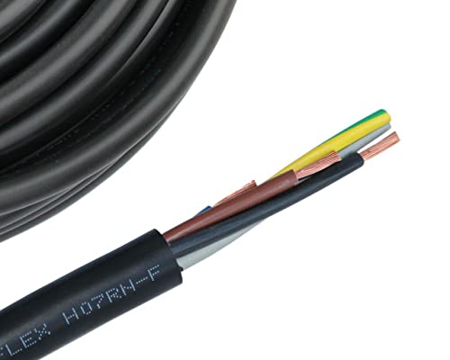 H07RN-F 3x1,5mm² Gummikabel Meterware 10-100 Meter, Länge:30 Meter von kabel-licht