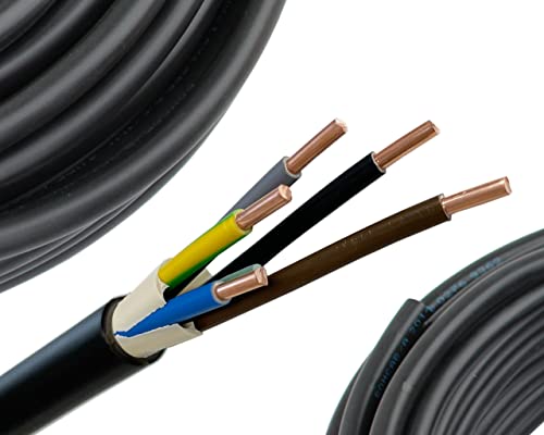 NYY-J 5x10mm² Erdkabel Meterware 10-30 Meter, Länge:25 Meter von kabel-licht