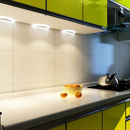kalb Material für Möbel LED Küchenleuchte Sensor SET Unterbauleuchte Küchenlampe Unterbaustrahler, Auswahl:2er Set warmweiss von kalb Material für Möbel