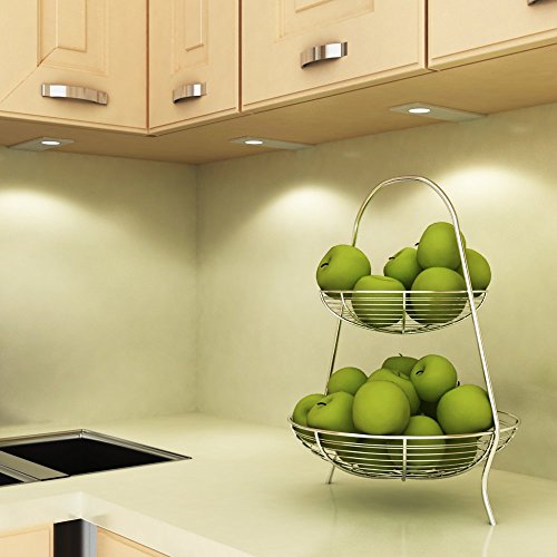 LED Küchenleuchte Unterbauleuchte Aufbauleuchte Küchenlampe Unterbaustrahler SET, Auswahl:4er Set neutralweiss von kalb Material für Möbel