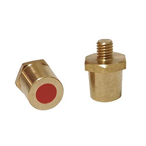 kingsea M8 Brass Battery Pole Adapter Pair, Positive Pole Negative Pole Battery Pole Terminals Battery Pole Adapter for Protecting Power von kingsea