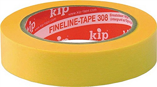 KIP 308 WASHI-TEC® PREMIUM PLUS - gelb 25mm x 50m von kip