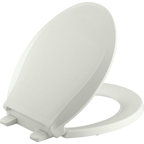 KOHLER K-4636-0 Cachet Quiet-Close with Grip-Tight Bumpers Elongated Toilet Seat, White von kohler