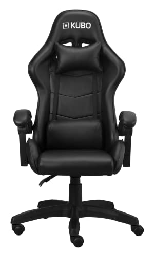 kubo Ergonomischer Gaming-Stuhl, Nylon, Schwarz, One Size von kubo