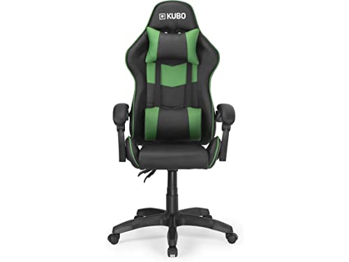 kubo Ergonomischer Gaming-Stuhl, Nylon, grün, One Size von kubo