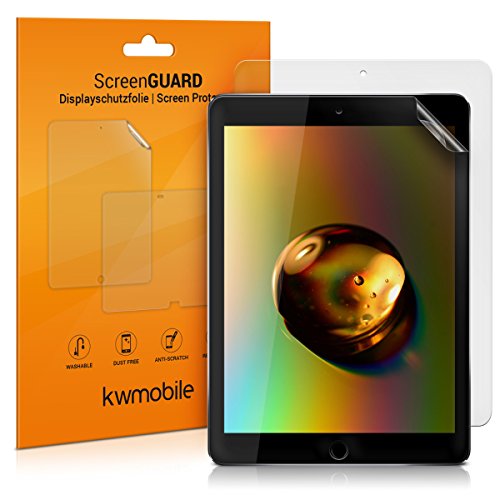 kwmobile 2X Tablet Schutzfolie kompatibel mit Apple iPad 9.7 (2017/2018) Folie - Full Screen Protector - Tablet Displayfolie entspiegelt von kwmobile