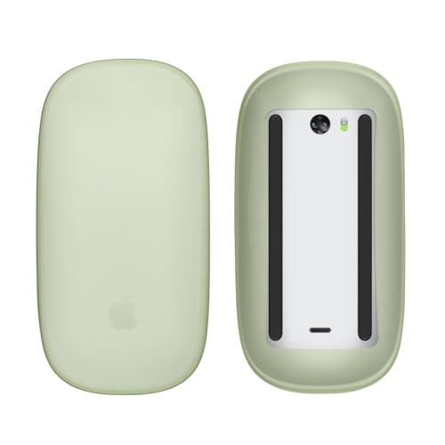 kwmobile Silikon Schutzhülle kompatibel mit Apple Magic Mouse 1/2 Hülle - PC Maus Cover aus softem Silikon - Pastellgelb von kwmobile