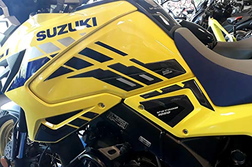 labelbike - Zwei 3D-Aufkleber Motorrad Tank Seitenschutz kompatibel mit Suzuki V-Strom 1050 von LABELBIKE
