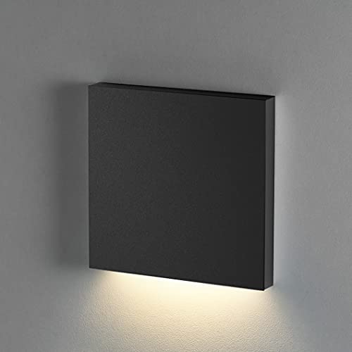 lambado® Premium LED Wandeinbauleuchte für Schalterdose - Treppenbeleuchtung 230V DOWN in schwarz für Innen - 1.5W ColorSwitch für Ambiente & Sicherheit im Dunkeln von lambado