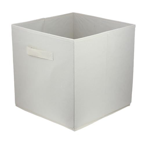 lavita Aufbewahrungsbox | faltbare Aufbewahrung Boxen 31 x 31 x 31 cm | Schubladen-Organizer Box| Ordnungssysteme für Kleidung | Kleideraufbewahrung & Organisation | cremig | 1 stück von lavita