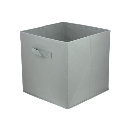 lavita Aufbewahrungsbox | faltbare Aufbewahrung Boxen 31 x 31 x 31 cm | Schubladen-Organizer Box| Ordnungssysteme für Kleidung | Kleideraufbewahrung & Organisation | dunkelgrau | 1 stück von lavita