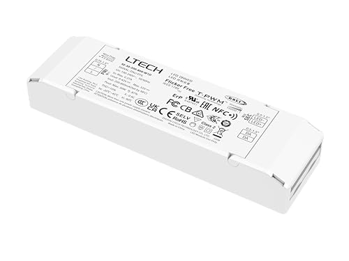 LIGHTEU®, DALI 30W 200-800mA 9-42VDC NFC LED Intelligenter Treiber Konstantstrom-dimmbares Transformator-Netzteil T-PWM™Dimmung, SE-30-200-800-W1D von lighteu