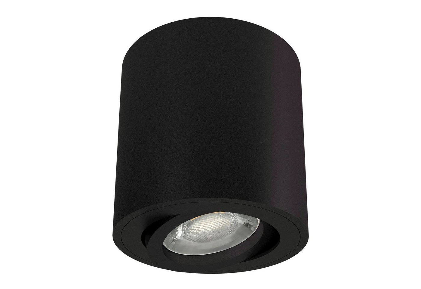 linovum LED Aufbaustrahler Aufbaustrahler CORI in schwarz & schwenkbar mit LED GU10 2W warmweiss, Leuchtmittel inklusive, Leuchtmittel inklusive von linovum