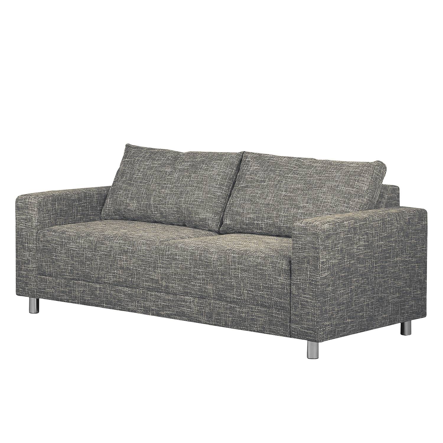 Fredriks Sofa Greenwood 3-Sitzer Grau/Weiß Webstoff 192x87x86 cm von loftscape