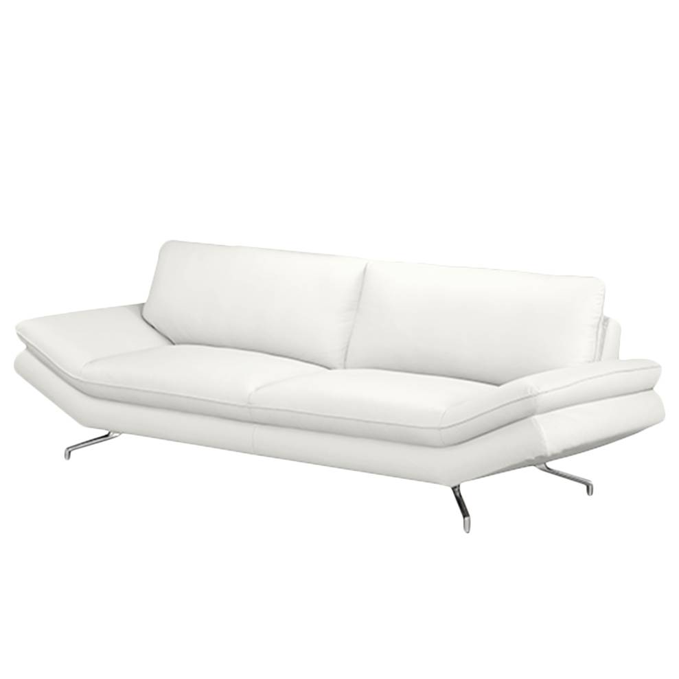 loftscape Sofa Sharon 2,5-Sitzer Weiß Echtleder 215x83x95 cm (BxHxT) Modern von loftscape