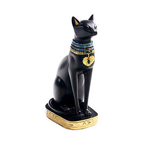 luckything Ägyptische Katzengöttin Bastet, Ägypten Antike Ägyptische Katzen Figur Für Zuhause Dekoration, Alten Ägypten Kitty Ägyptische Bastet Katze Göttin Statue von luckything