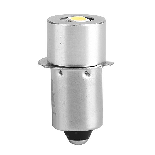 lyrlody LED-Ersatzbirne für Taschenlampen, Taschenlampenbirne mit Hoher Helligkeit LED-Taschenlampenbirne Passend für P13.5S-Sockel (4.5V) von lyrlody