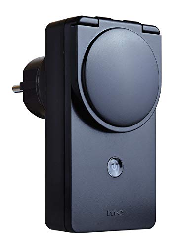 Funk-Steckdose Schalter Aussen (Empfänger Farbe schwarz) für System CUVEO von m-e